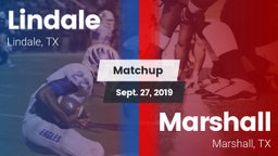 Matchup: Lindale  vs. Marshall  2019