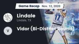 Recap: Lindale  vs. Vidor (Bi-District Round) 2020