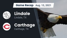Recap: Lindale  vs. Carthage  2021