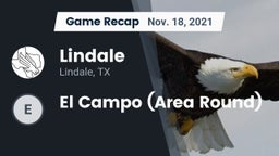 Recap: Lindale  vs. El Campo (Area Round) 2021