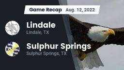 Recap: Lindale  vs. Sulphur Springs  2022