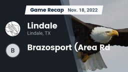 Recap: Lindale  vs. Brazosport (Area Rd 2022