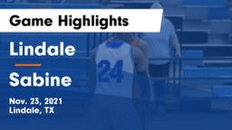 Lindale  vs Sabine  Game Highlights - Nov. 23, 2021