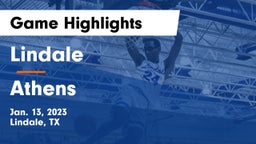 Lindale  vs Athens  Game Highlights - Jan. 13, 2023