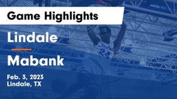 Lindale  vs Mabank Game Highlights - Feb. 3, 2023