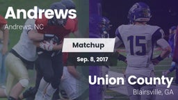 Matchup: Andrews  vs. Union County  2017