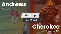 Matchup: Andrews  vs. Cherokee  2017