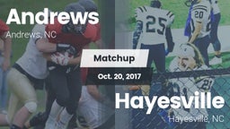 Matchup: Andrews  vs. Hayesville 2017