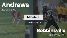 Matchup: Andrews  vs. Robbinsville  2019