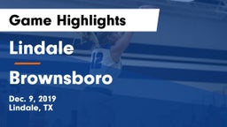 Lindale  vs Brownsboro  Game Highlights - Dec. 9, 2019