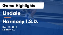 Lindale  vs Harmony I.S.D. Game Highlights - Dec. 13, 2019