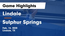 Lindale  vs Sulphur Springs  Game Highlights - Feb. 14, 2020