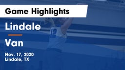 Lindale  vs Van  Game Highlights - Nov. 17, 2020