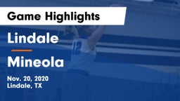 Lindale  vs Mineola  Game Highlights - Nov. 20, 2020