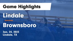 Lindale  vs Brownsboro  Game Highlights - Jan. 24, 2023