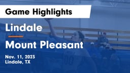 Lindale  vs Mount Pleasant  Game Highlights - Nov. 11, 2023