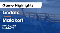 Lindale  vs Malakoff  Game Highlights - Nov. 30, 2023