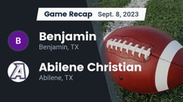 Recap: Benjamin  vs. Abilene Christian  2023