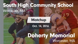 Matchup: South Community/Univ vs. Doherty Memorial  2016