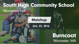 Matchup: South Community/Univ vs. Burncoat  2016