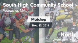 Matchup: South Community/Univ vs. North  2016