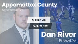 Matchup: Appomattox County vs. Dan River  2017