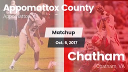 Matchup: Appomattox County vs. Chatham  2017