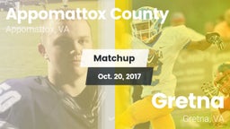Matchup: Appomattox County vs. Gretna  2017