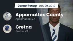 Recap: Appomattox County  vs. Gretna  2017