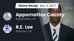 Recap: Appomattox County  vs. R.E. Lee  2017