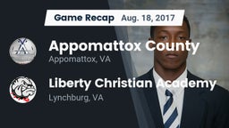 Recap: Appomattox County  vs. Liberty Christian Academy 2017