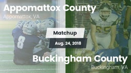 Matchup: Appomattox County vs. Buckingham County  2018