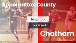 Matchup: Appomattox County vs. Chatham  2018
