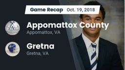 Recap: Appomattox County  vs. Gretna  2018