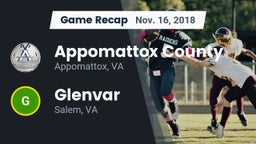 Recap: Appomattox County  vs. Glenvar  2018