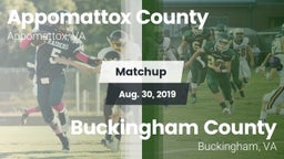 Matchup: Appomattox County vs. Buckingham County  2019