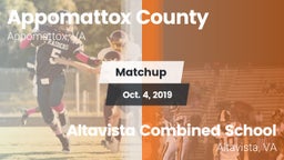 Matchup: Appomattox County vs. Altavista Combined School  2019
