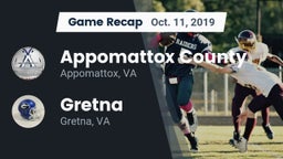 Recap: Appomattox County  vs. Gretna  2019