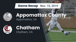 Recap: Appomattox County  vs. Chatham  2019