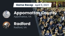 Recap: Appomattox County  vs. Radford  2021