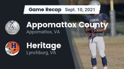 Recap: Appomattox County  vs. Heritage  2021