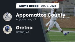 Recap: Appomattox County  vs. Gretna  2021