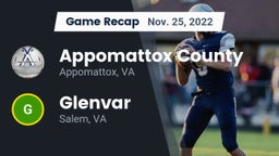 Recap: Appomattox County  vs. Glenvar  2022