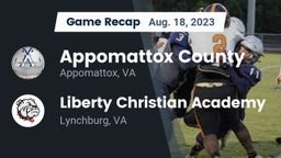 Recap: Appomattox County  vs. Liberty Christian Academy 2023