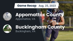 Recap: Appomattox County  vs. Buckingham County  2023
