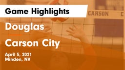 Douglas  vs Carson City Game Highlights - April 5, 2021