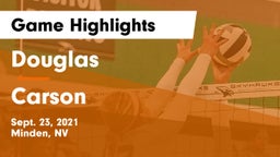 Douglas  vs Carson  Game Highlights - Sept. 23, 2021