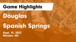 Douglas  vs Spanish Springs  Game Highlights - Sept. 15, 2022