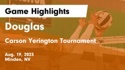 Douglas  vs Carson Yerington Tournament  Game Highlights - Aug. 19, 2023