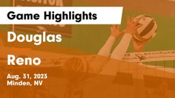 Douglas  vs Reno  Game Highlights - Aug. 31, 2023